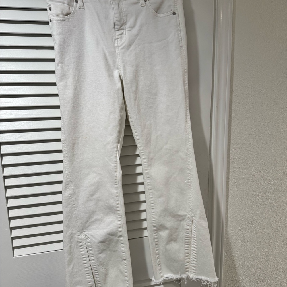Liverpool Women's Crisp White Wide Leg Jeans